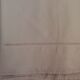 Ancien drap blanc brodé main monogramme brodé « JB » Dimensions 1,90*2,70 m