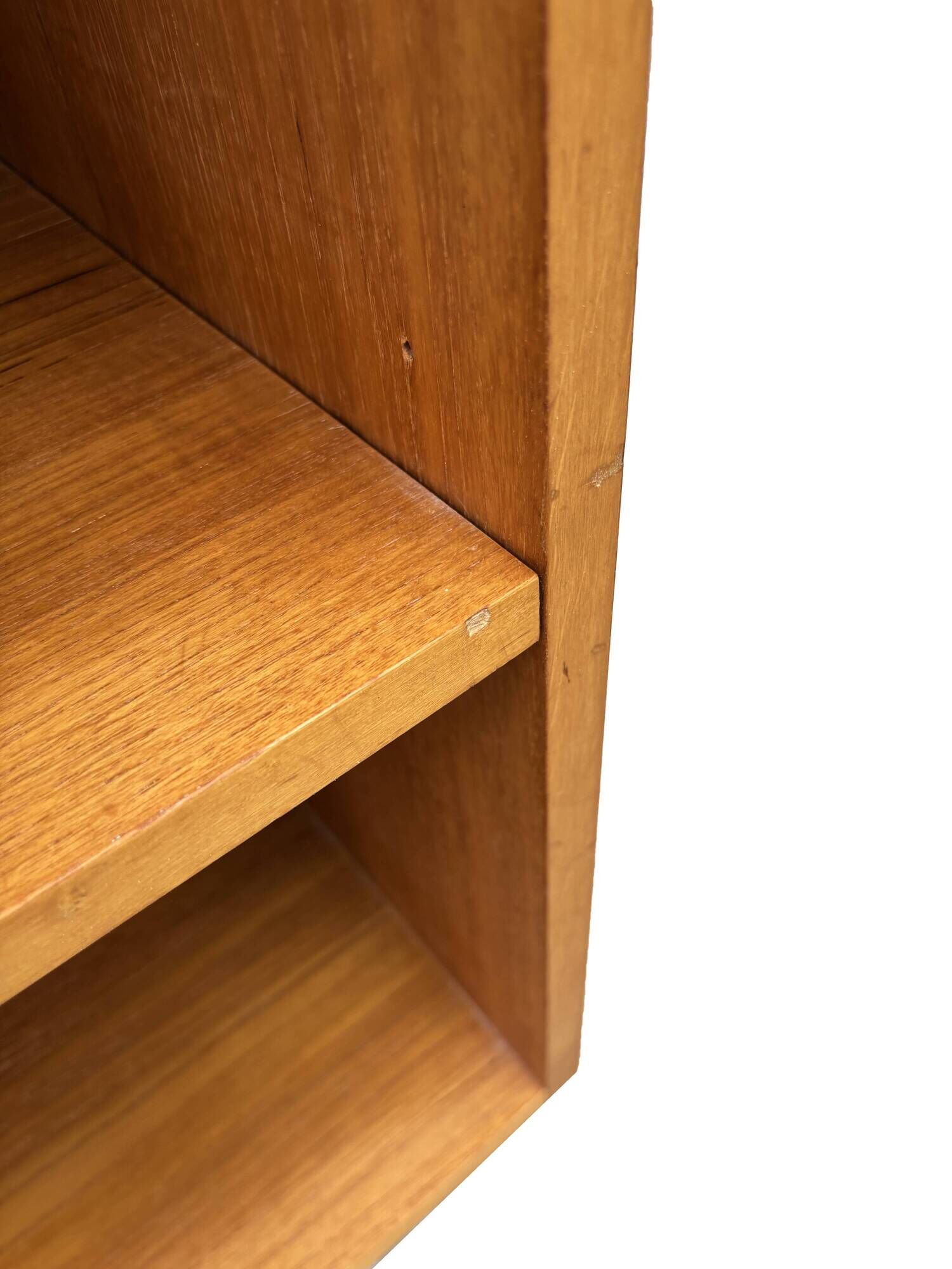 Vintage large teak bookcase Danish design from the 60s