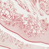 Italian porcelain serving platter and salad bowl: Swiss Landscape