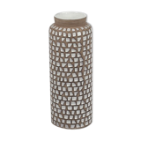 Vase émaillé avec motif profond par Ingrid Atterberg pour Upsala-Ekeby, Suède 1950