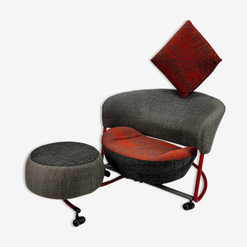 Girotonda Lounge Chair by Francesco Binfaré for Cassina, 1990s