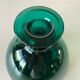 Blown glass vase signed holmegaard 1961