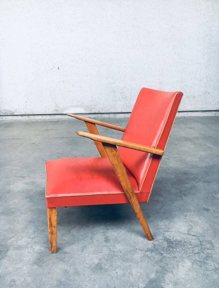 Set of Dutch Lounge Chairs, 1950s