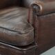 Fauteuil en cuir