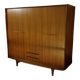 Vintage Scandinavian teak wardrobe from the 60s and 70s