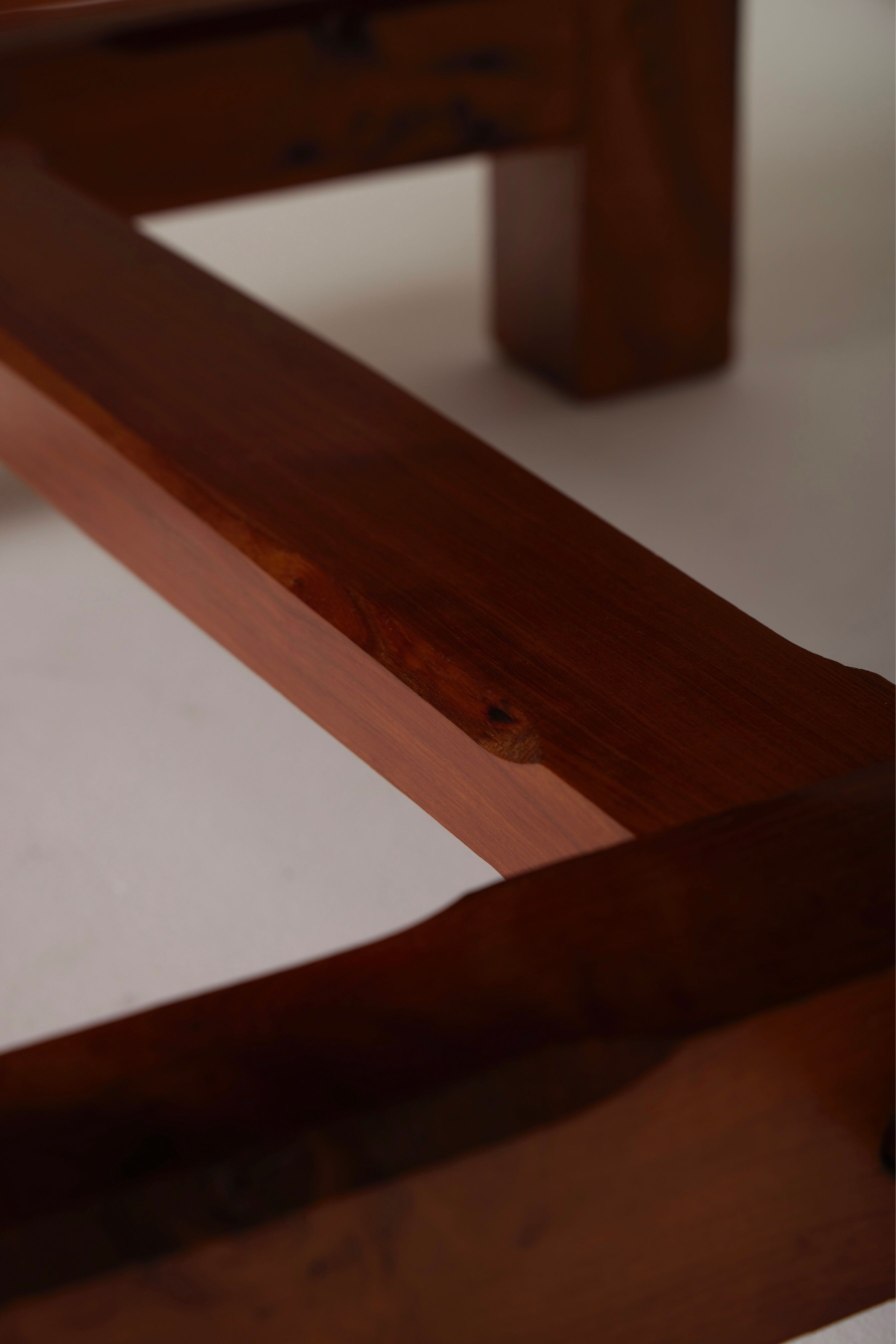 Solid wood coffee table, 1960s