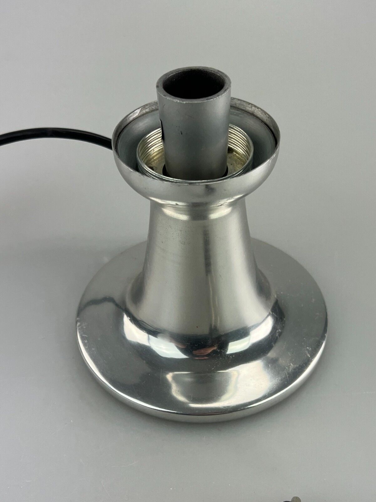 Lampe de table lampe de chevet chrome Doria verre espace âge design