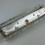 60s 70s wall lamp mirror light Germany Ice Glass Space Age Design