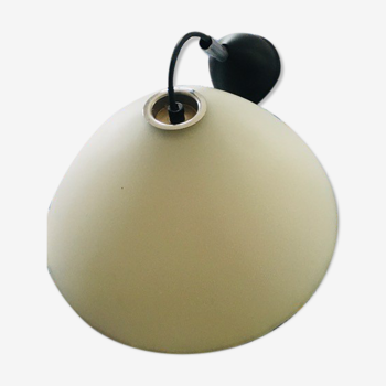 conical ceiling lamp in opaque glass