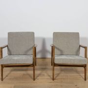 Mid-Century Model 300-139 Armchairs from Swarzędzka Factory, Poland, 1960s.