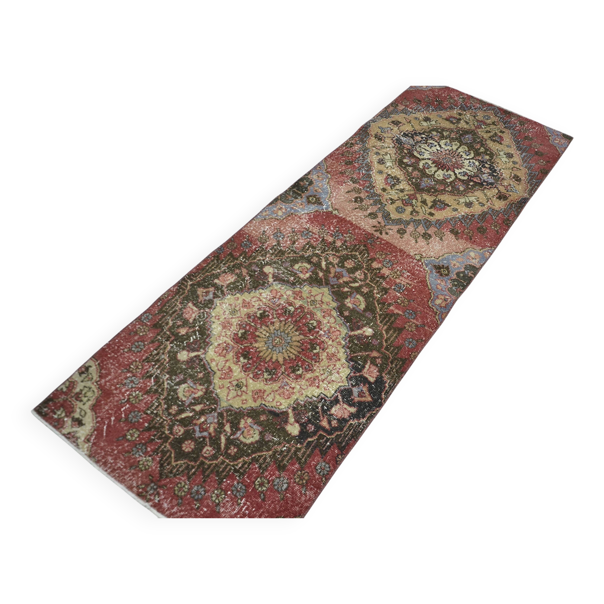 Red & Green Turkish Runner sk 2249