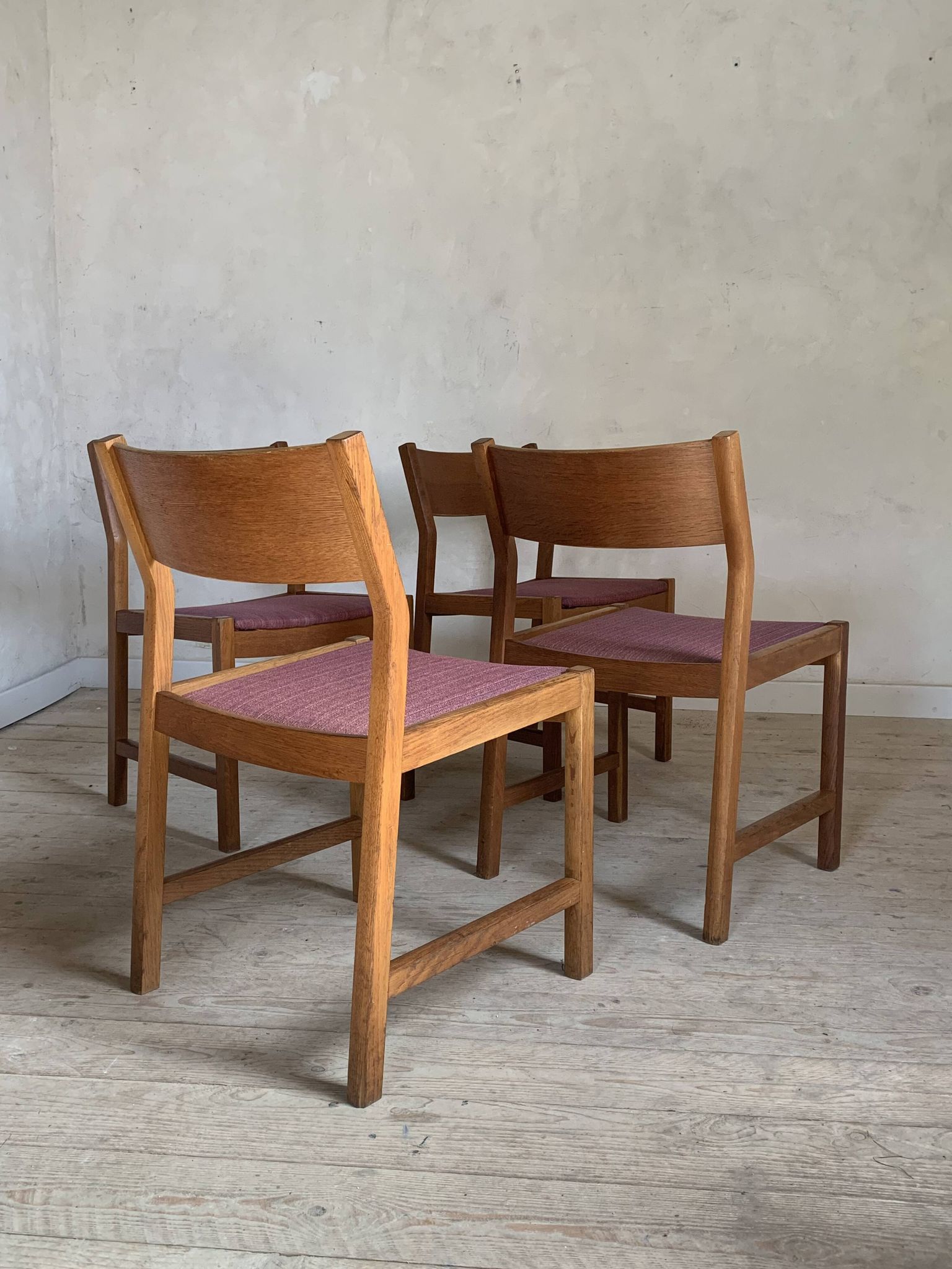 Chaises vintage danoise de Borge Mogenson