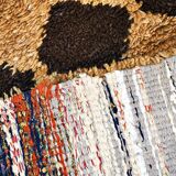 Vintage Moroccan Berber Boujaad rug 343 x 77 cm