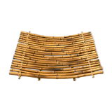 Vintage rattan fruit basket, 60s design