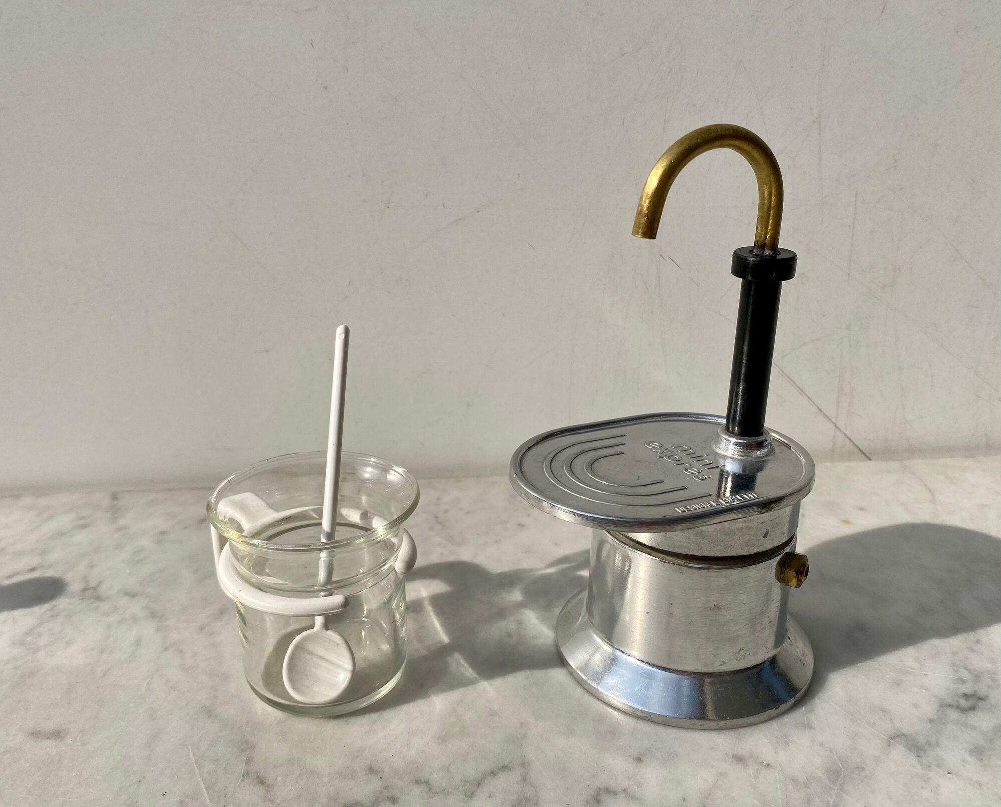 Mini Italian coffee maker 1 cup Expresso Bialetti vintage design 90s
