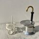 Mini Italian coffee maker 1 cup Expresso Bialetti vintage design 90s