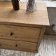 1950s pine workshop furniture 175cm