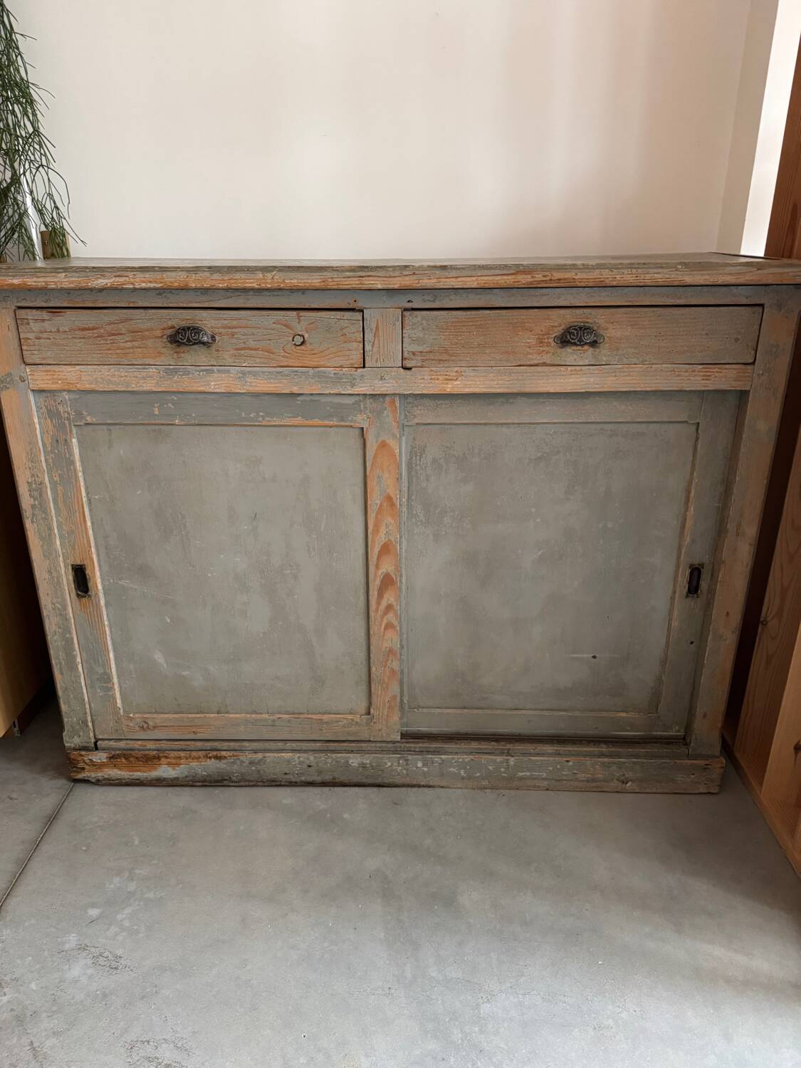 Vintage wooden sideboard