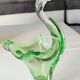 Empty pocket/Swan figurine, in the Murano style. In blown art glass. High 22 cm