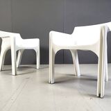Set of 12 Gaudi dining chairs by Vico Magistretti for Artemide, 1970s