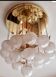 Brass and glass suspension