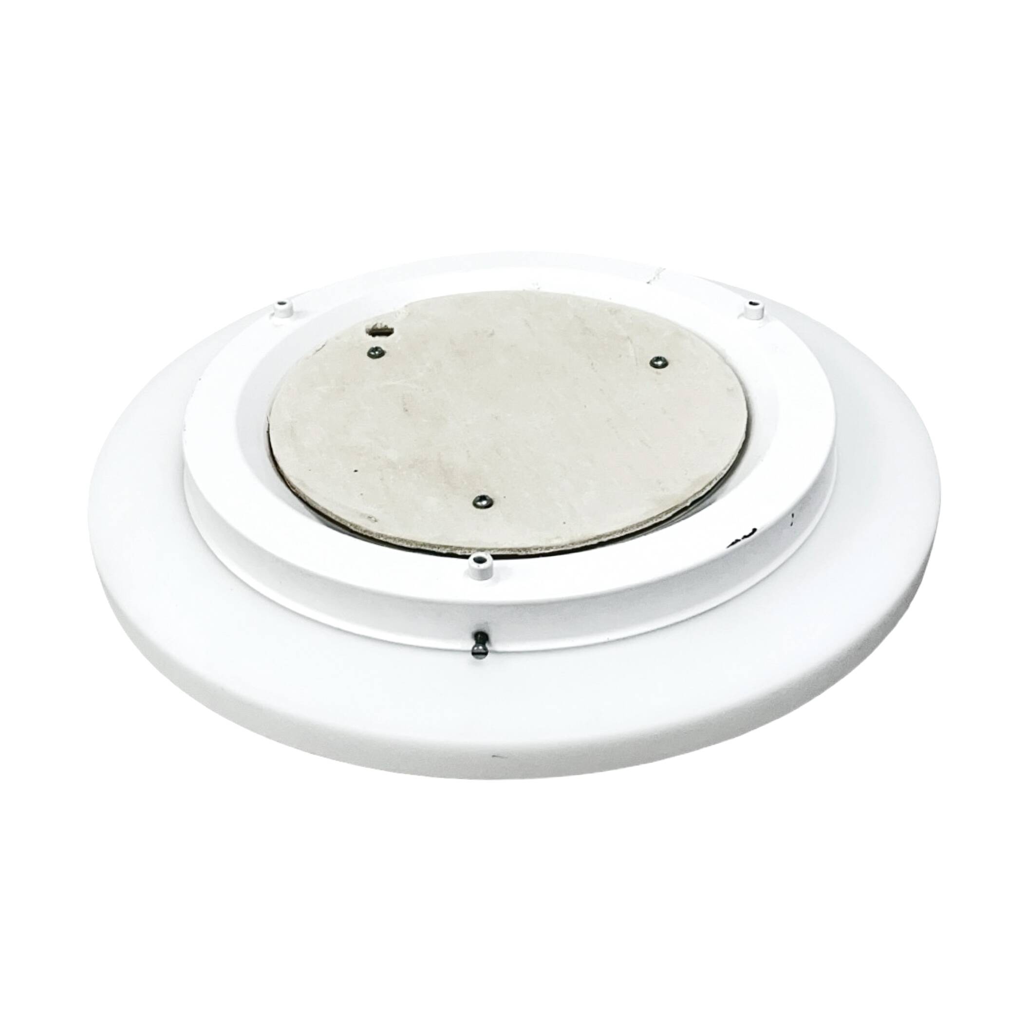 Peill & Putzler ceiling lamp – Germany, 1970s, opal glass, 40 cm, 3×E27