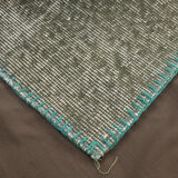 7x10 oversize teal green vintage rug 300x207cm