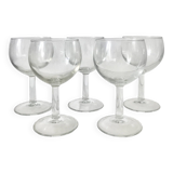 Set de 5 verres ballons de bistrot