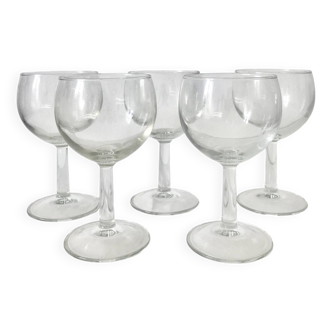 Set of 5 glasses bistro balloons