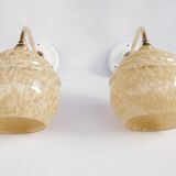 Clichy glass wall lights