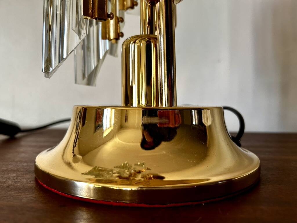 Lampe Oscar Torlasco pour Stilkronen, Murano Italie 1970