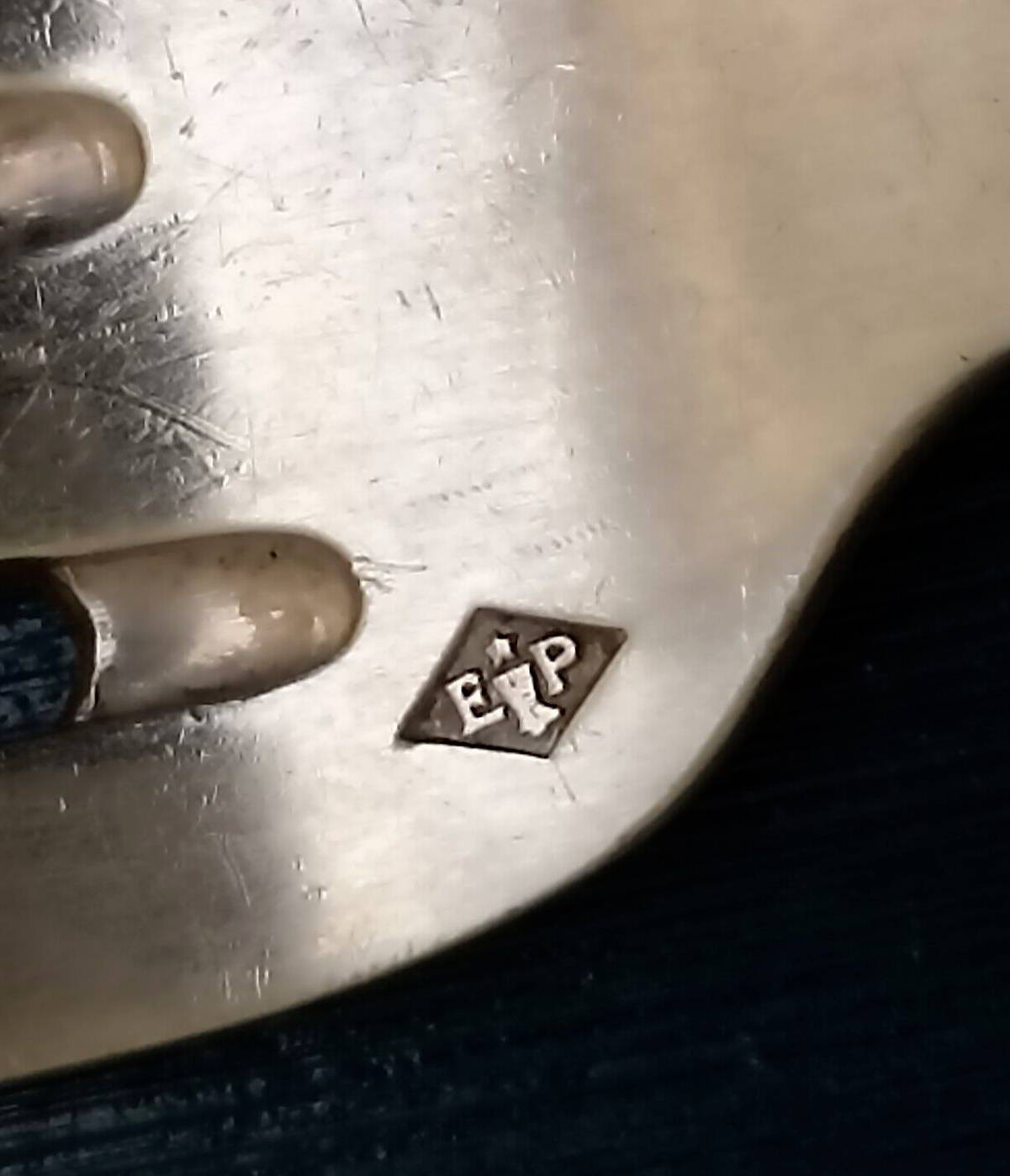 Solid silver fork and spoon Ernest Prost Paris, 1920s-1930s