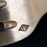 Solid silver fork and spoon Ernest Prost Paris, 1920s-1930s