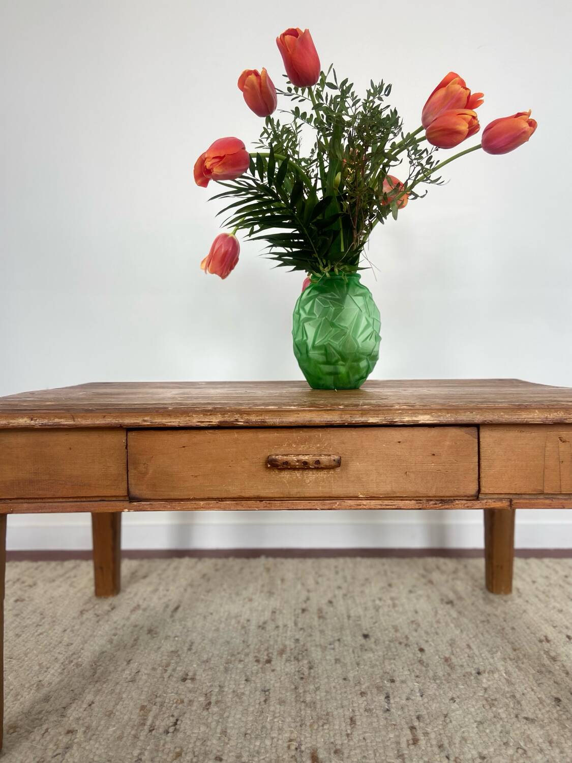 Vintage wooden coffee table