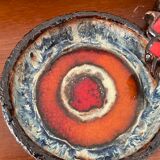 Vintage enamelled ceramic pocket empty from the 60s and 70s