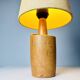 Model 2020 Cylindrical Desk Lamp In Wood By Markslojd Ab, Sweden 1960S