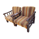 Brutalist armchair