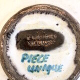 Ceramic plate Alain Maunier Valauris