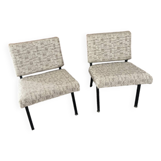 Pair of 50s low chairs