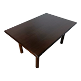 Extendable teak dining table