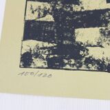 Lithograph of Alfred Furler 70s