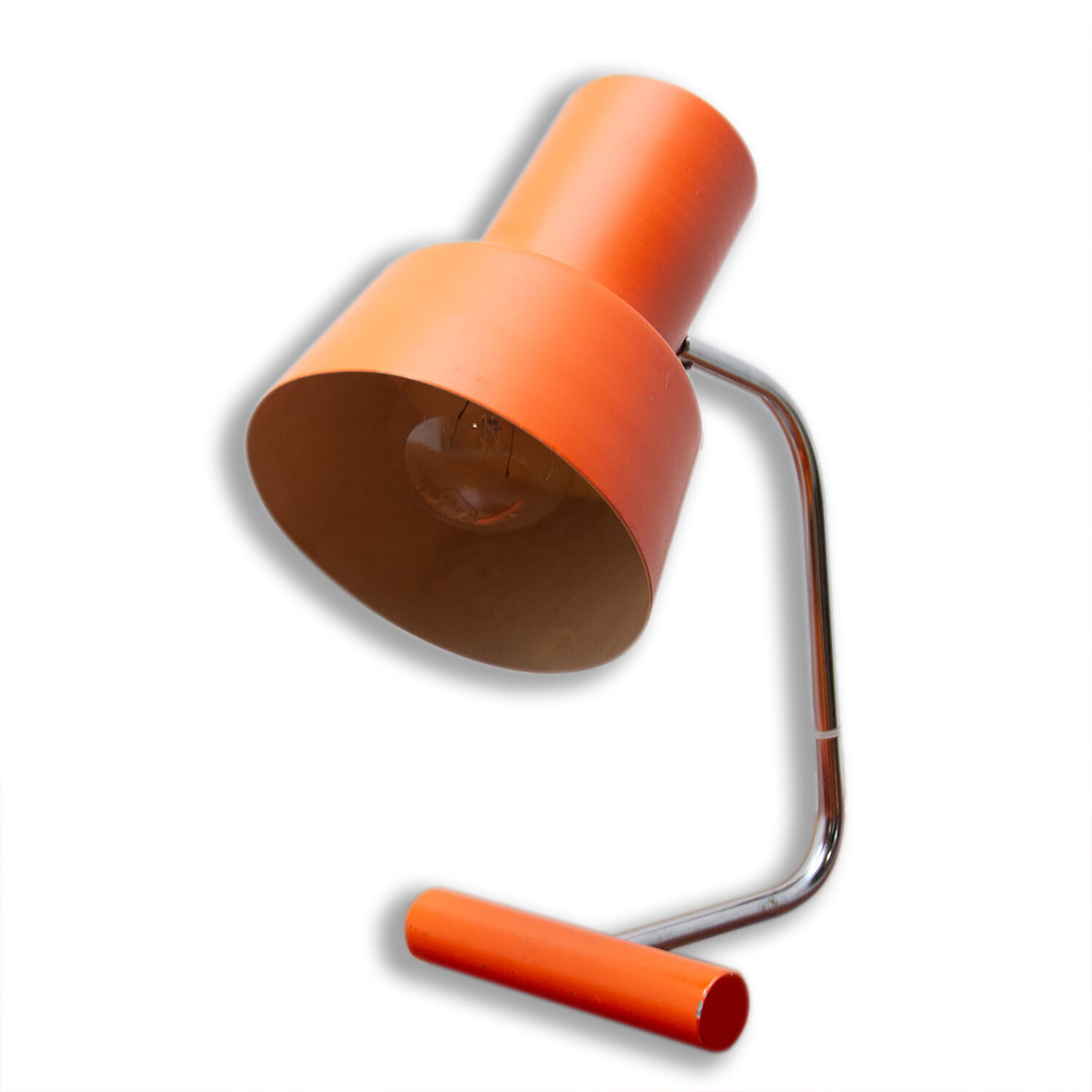 Mid century adjustable desk lamp by Josef Hurka for Napako, Czechoslovakia