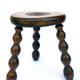 Shot solid wooden tripod