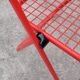 Metal folding chair by Talin editions, years 70