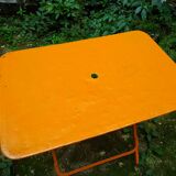 Table de jardin pliante en métal