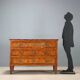 Neoclassical commode in walnut and burl.