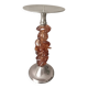 Vintage amber candlestick