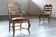 Pair of Vintage Brutalist Oak Razorblade Armchairs by Henning Kjærnulf, 1960s