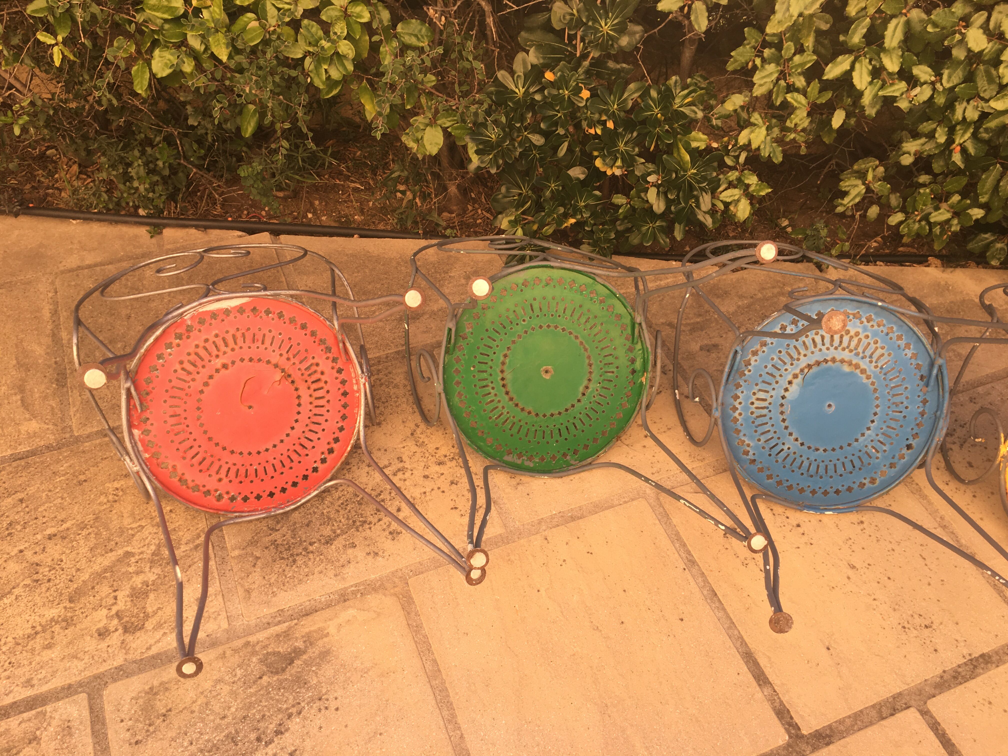 Fauteuils jardin fer forgé