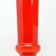 Postmodernist vase, red glass, Poland, 1970s